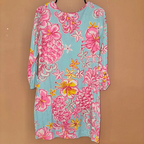 Lilly Pulitzer Palmetto Floral V-Neck Dress - Size Small - Picture 3 of 9